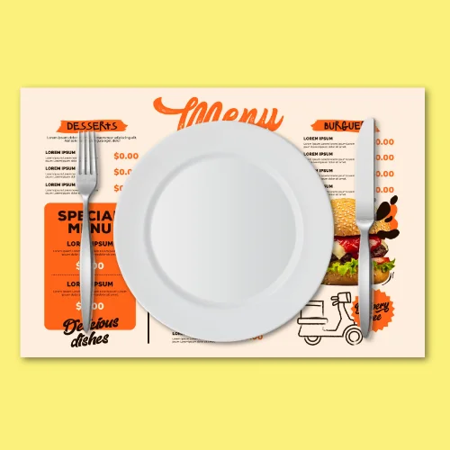 Podkładki pod talerze